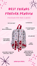 Load image into Gallery viewer, Best Friends Forever Penguins Personalized Bag (Large)