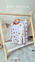 Load image into Gallery viewer, Woof! Nutella 2-Piece Pyjamas Set (Premium Bamboo)
