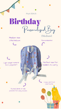 Load image into Gallery viewer, Birthday Personalized Bag (Medium)