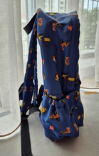 Load image into Gallery viewer, Capybara Construction Vehicles Personalized Bag (LARGE)