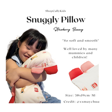 Load image into Gallery viewer, *NEW* Strawberry Bunny & Dim Sum Snuggly Pillow Cases (Premium Bamboo)