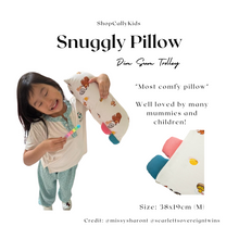 Load image into Gallery viewer, *NEW* Strawberry Bunny & Dim Sum Snuggly Pillow Cases (Premium Bamboo)