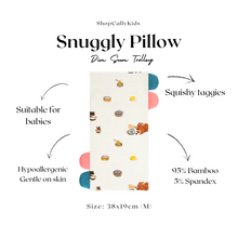 Load image into Gallery viewer, *NEW* Strawberry Bunny & Dim Sum Snuggly Pillow Cases (Premium Bamboo)