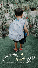 Load image into Gallery viewer, Construction Vehicles Personalized Bag