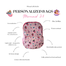 Load image into Gallery viewer, Mermaid 2.0 Personalized Bag (LARGE)