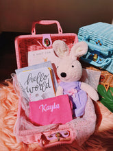 Load image into Gallery viewer, Limited Edition - Holographic Newborn Baby Girl Personalized Gift Set