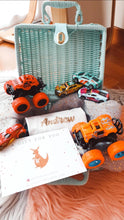 Load image into Gallery viewer, Racer Cars Personalized Gift Set
