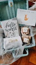 Load image into Gallery viewer, Newborn Baby Boy Personalized Gift Set (White)