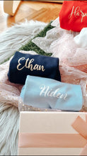 Load image into Gallery viewer, Newborn Baby Boy Personalized Gift Set (Baby Blue)