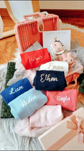 Load image into Gallery viewer, Double Happiness Newborn Baby Personalized Romper Gift Set