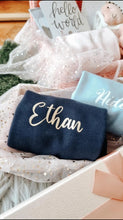 Load image into Gallery viewer, Double Happiness Newborn Baby Personalized Romper Gift Set