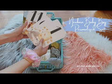 Load and play video in Gallery viewer, Newborn Baby Boy Personalized Gift Set (White)