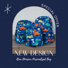 Load image into Gallery viewer, Roar Dinosaur Personalized Bag