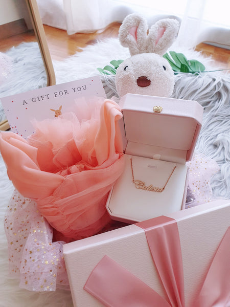 [GIFTING MADE SPECIAL] My Name Necklace Personalized Gift Set