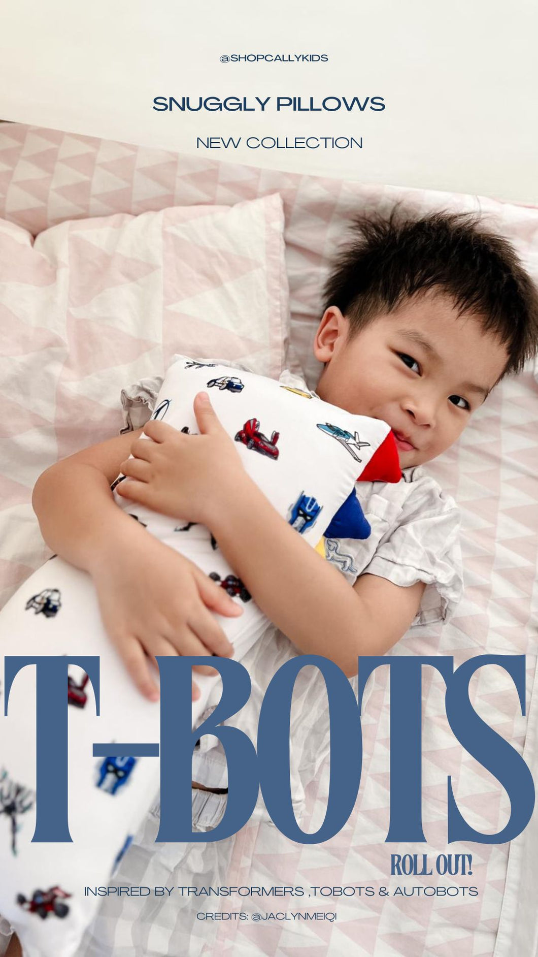 [Snuggly Pillow] T-BOTS Roll-Out! (Premium Bamboo)
