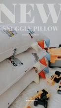 Load image into Gallery viewer, [Bundle A] Construction Vehicles Personalized Bag + Snuggly Pillow (Premium Bamboo)
