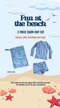 Load image into Gallery viewer, Fun At The Beach 2-Piece Swim Suit
