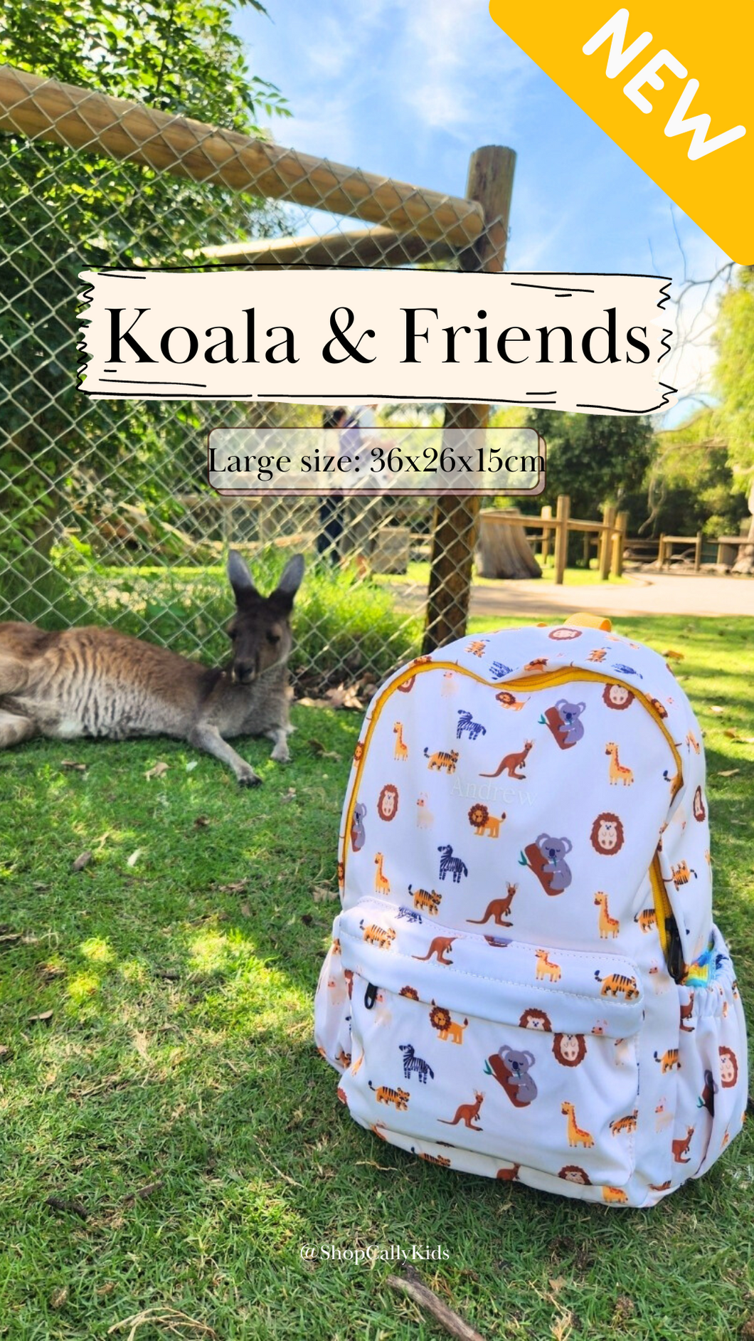 Koala & Friends Personalized Bag (Large)