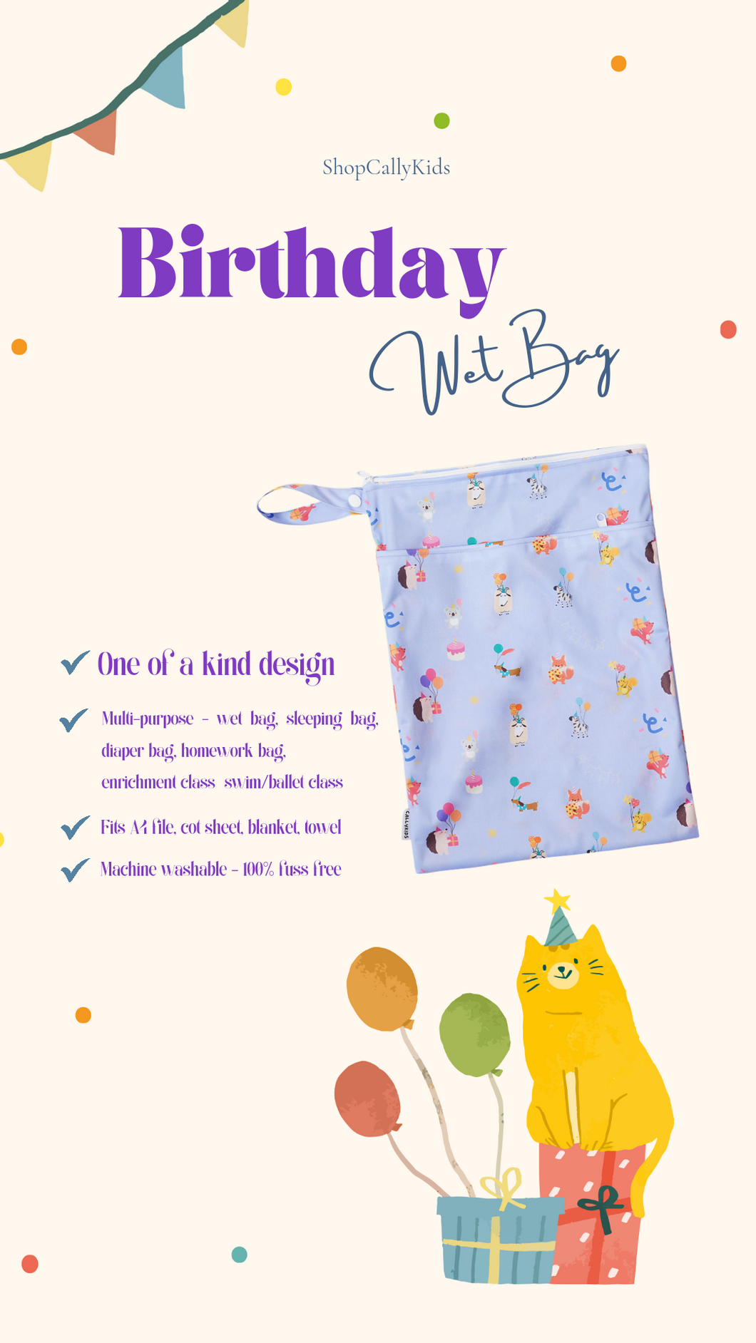 *NEW* Birthday Wet Bag