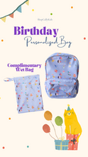 Load image into Gallery viewer, [Bundle] Birthday Personalized Bag + Wet Bag
