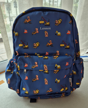 Load image into Gallery viewer, *NEW* Capybara Construction Vehicles Personalized Bag (LARGE)
