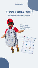 Load image into Gallery viewer, *NEW* [BUNDLE] T-Bots Roll-Out! Wet Bag + Personalized Bag (Large)
