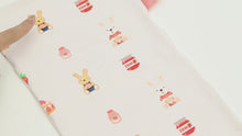 Load and play video in Gallery viewer, *NEW* Strawberry Bunny &amp; Dim Sum Snuggly Pillow Cases (Premium Bamboo)
