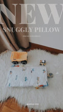 Load and play video in Gallery viewer, [Bundle A] Construction Vehicles Personalized Bag + Snuggly Pillow (Premium Bamboo)
