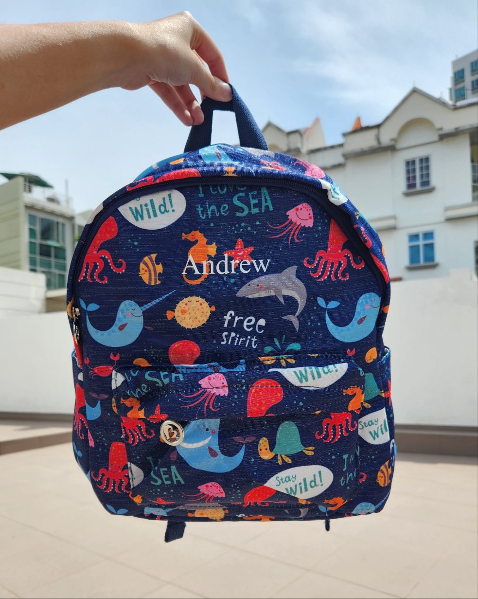 Ocean Animals Personalized Bag