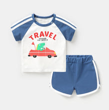 Load image into Gallery viewer, Travel Around The World T-Shirt &amp; Shorts Set
